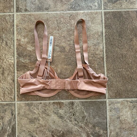 Skims No Show Unlined Demi Bra Ochre Size 32B - Picture 7 of 10